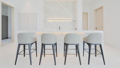 A relaxed dining area, off the kitchen. Courtesy Luxhabitat Sotheby's International Realty