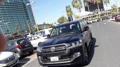 Tackling a car park at Dubai Festival City. SWP