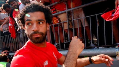 Mohamed Salah is looking to build on an impressive first season with Liverpool. AFP