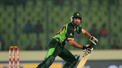 Shahid Afridi was last captain of the Pakistan T20 side in 2011. Muniz uz Zaman / AFP