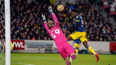 BRENTFORD RATINGS: Jonas Lossl - 5: Loan signing making his debut was almost caught out by long-range Dalot strike after 25 minutes. Beaten by Ronaldo header just after break but watched ball clip bar. Slow to come out for Elanga goal and unconvincing save from McTomonay shot minutes later. No chance with other goals. PA