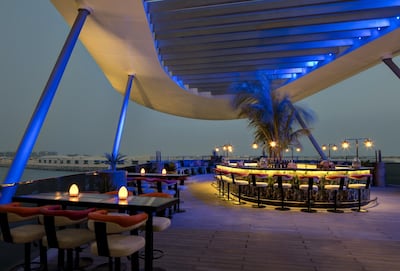 The terrace at Vakava Abu Dhabi will open for the cooler months