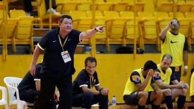 Steven Knight, left, the Australia futsal coach, would like to point out to his country's football federation the benefits his sport presents in player development.