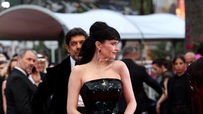 Jury Member Eva Green in Armani Prive. Getty Images