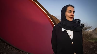 Emirati artist Shaikha Al Mazrou has created the visual theme and marketing material for this year's event. Antonie Robertson / The National