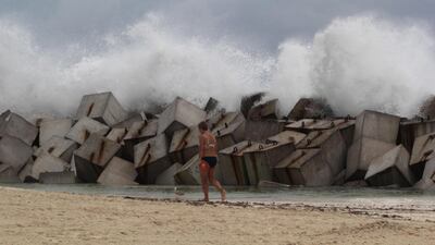 The effects of the maritime depression, consequence of Hurricane Michel, in the State of Quintana Roo, Mexico. EPA