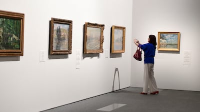 The exhibition is running until February. Khushnum Bhandari / The National