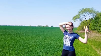 Anastasia Khomenko recorded songs in her bedroom in Kyiv as Russia invaded Ukraine. Images: Anastasia Khomenko