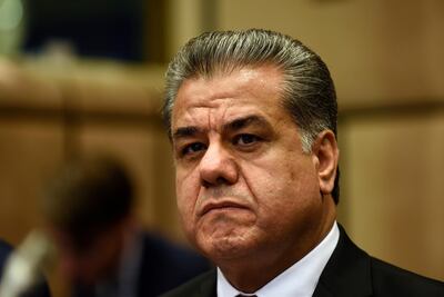 Falah Mustafa, the Kurdistan Regional Government's minister of foreign relations. AFP
