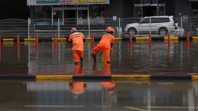Authorities are working to clear remaining water and restore services
