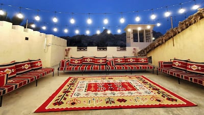 The nature-surrounded lodge sleeps up to six people