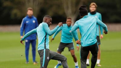 Chelsea's Tiemoue Bakayoko attempts to the win the ball. John Sibley / Reuters