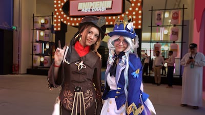 Animenia Abu Dhabi, a celebration of anime and Japanese culture, is held at Manarat Al Saadiyat. Victor Besa / The National