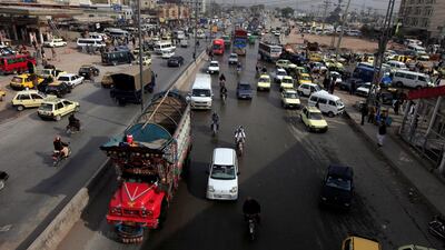 Traffic in Islamabad, Pakistan. The country is facing the likelihood of international aid, experts say. Reuters
