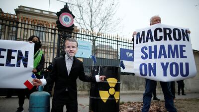 Environmental campaigners across Europe were infuriated by the pro-nuclear position taken by France and other EU countries. Reuters