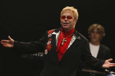Sir Elton John has shared a message of hope for New Year's Eve