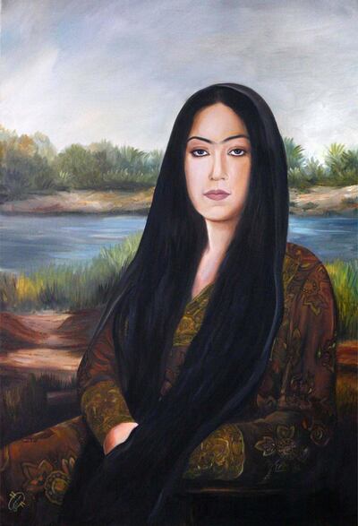 The Arab Mona Lisa by Samar Al Shamsi. Courtesy Samar Al Shamsi