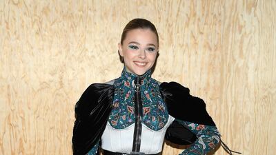 Chloe Grace Moretz attends the Louis Vuitton show as part of Paris Fashion Week on October 1, 2019. Getty Images