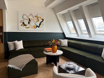 The rooms feature attic-style windows. Photo: Hayley Skirka