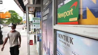 The Biden administration has announced a plan to ban menthol cigarettes and flavoured cigars citing the health reasons that disproportionately affect communities of colour and low-income populations. Getty Images/AFP