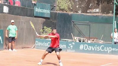 Karim-Mohamed Maamoun in action.