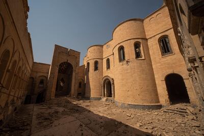 Damaged by ISIS in 2017, the church was originally built in the 19th century by the Dominican Order. Courtesy Ministry of Culture and Knowledge Development