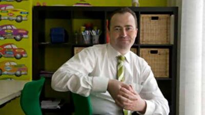 Clive Power spent Dh300,000 on furniture, paint and equipment to make his tutoring centre in Knowledge Village more child-friendly.