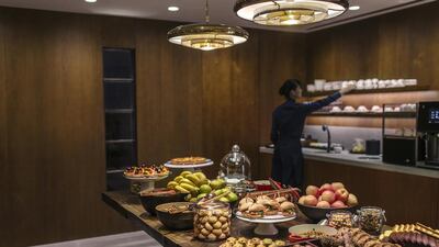 At the pantry, passengers can enjoy grab and go delicacies. Courtesy Cathay Pacific