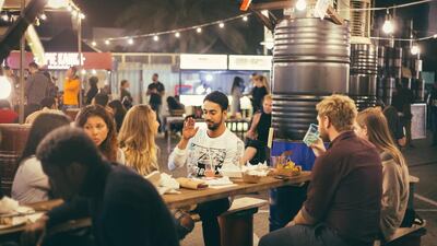 Street Food Market at Yas. Courtesy Yas Island
