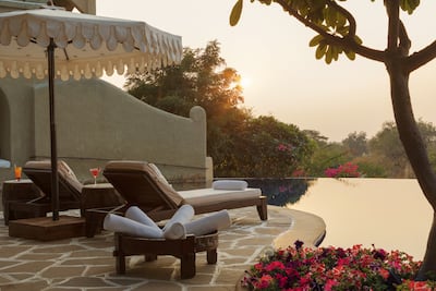 An hour away from Jodhpur lies Mihir Garh, a nine-suite luxury fort hotel. Photo: House of Rohet