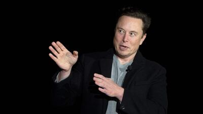 Elon Musk, co-founder and chief executive of electric vehicle manufacturer Tesla. AFP