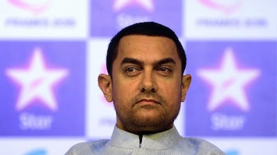 Bollywood actor Aamir Khan was told to "move to Pakistan" when he complained about intolerant acts towards India's Muslim minority. Punit Paranjpe / AFP