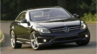 Even though the CL63 is styled like a coupe, it is a big car.