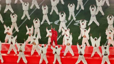 Rihanna joins a long line of celebrated pop stars performing at the Super Bowl half-time show. Reuters