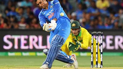Dhoni has won nine ODIs for India by hitting a six. Getty