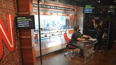 The Inside CNN studio tour in Atlanta (Photo by Rosemary Behan)