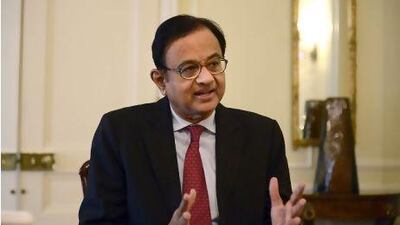 India's finance minister Palaniappan Chidambaram.