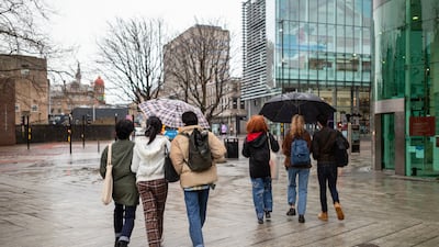The government introduced measures to tighten student visa requirements in January which prevented most international students starting courses this year from bringing family members. Getty Images