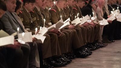 Members of the congregation. PA