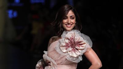 Actress Yami Gautam for Gauri and Nainika. EPA