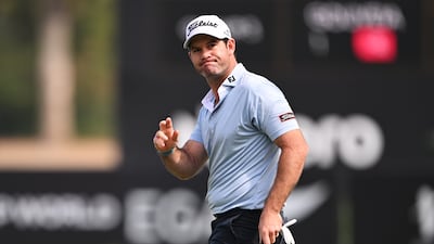 Ricardo Gouveia of Portugal was among the unexpected leaders at Emirates Golf Club. Getty Images