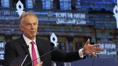 Former British prime minister Tony Blair has apologised for relying on faulty intelligence before the 2003 invasion of Iraq. Amr Abdallah / Reuters