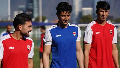 Iraq players in Mexico ahead of their intercontinental play-off for the 2026 World Cup. Photo: Iraq National Football Team