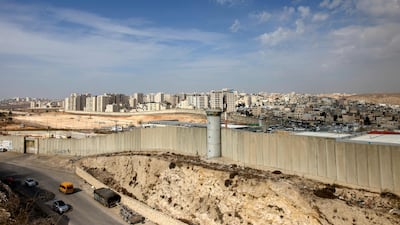 The Knesset legislation says that a Palestinian state would pose 'an existential danger' to Israel and its citizens. AFP