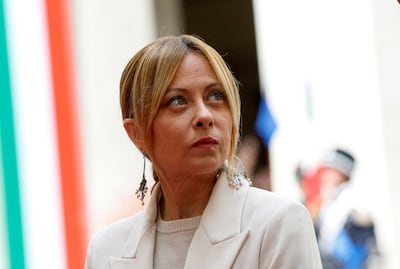 Italian Prime Minister Giorgia Meloni led criticism of Spain after 60,000 migrants stormed Ceuta. Reuters