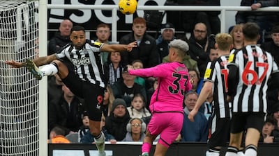 One flicked header on target, tried to dive for a penalty as Livramento crossed for Longstaff late in the first half. Set up a shooting chance for Gordon. AFP