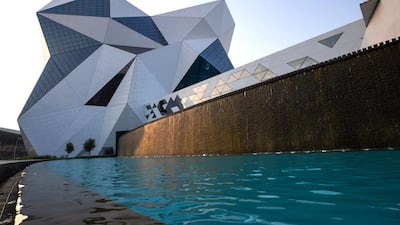 An exterior view of Clymb Abu Dhabi on Yas Island. Victor Besa /The National