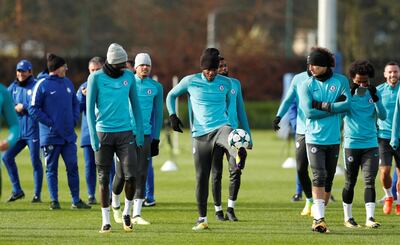 Chelsea could be one of many English clubs to make the next round of the Uefa Champions League. John Sibley / Reuters