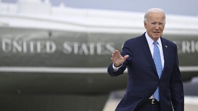 President Joe Biden told reporters the US did not want a more direct confrontation with Iran. AFP