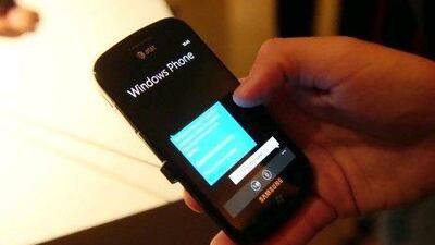 Samsung has signed up to make devices that use Windows Phone. Emmanuel Dunand / AFP